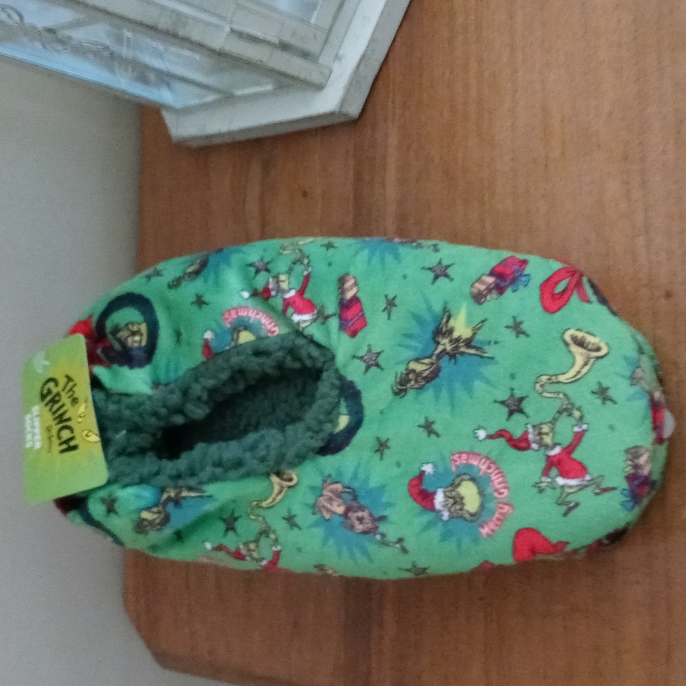 Grinch Christmas Slippers